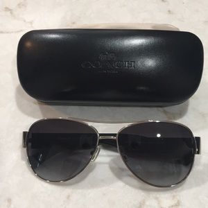 Coach Sunglasses w/ Silver rim.